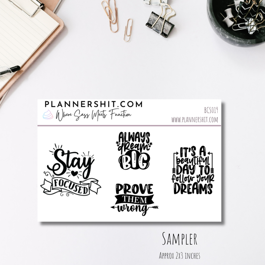 Positive Galactic Goals