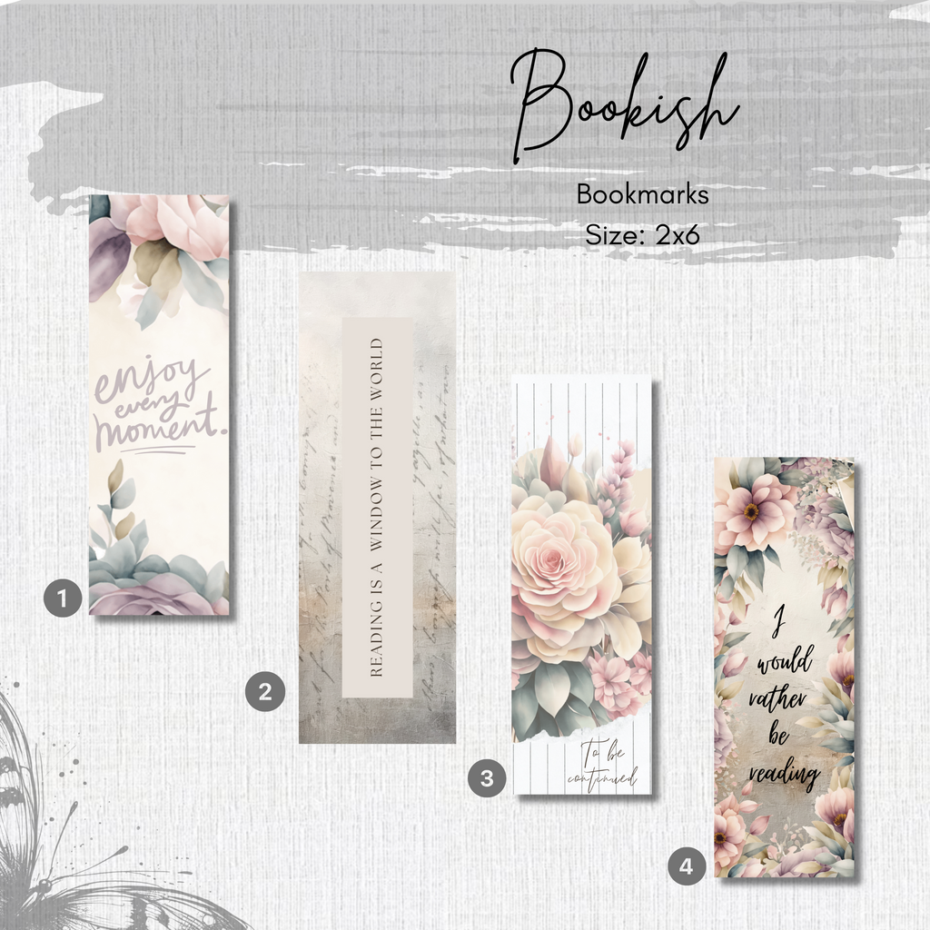 Paper Bookmark - Bookish Collection
