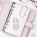 Jumbo Paperclip  - Pastel Roses