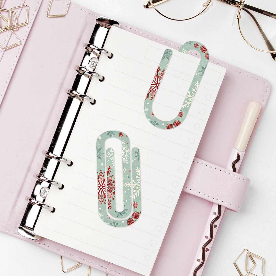 Jumbo Paperclip  - Snowflake