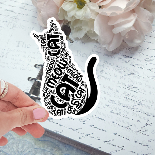 Die Cut - Cat Cloud