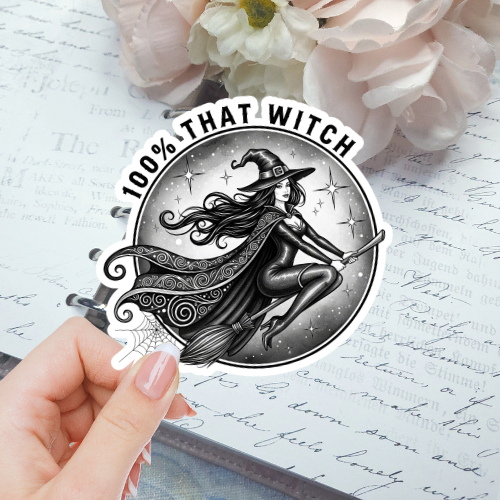 Die Cut - 100% That Witch