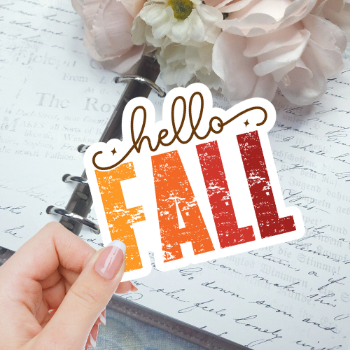 Die Cut - Hello Fall