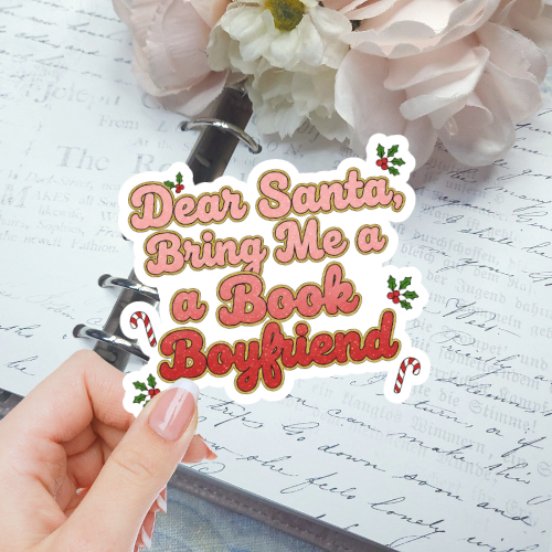Die Cut - Santa Book Boyfriend