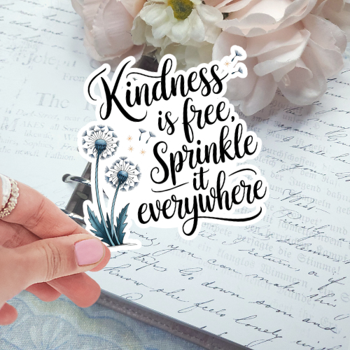 Die Cut - Kindness is Free