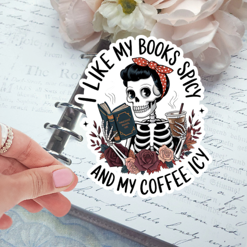 Die Cut - Books Spicy, Coffee Icy