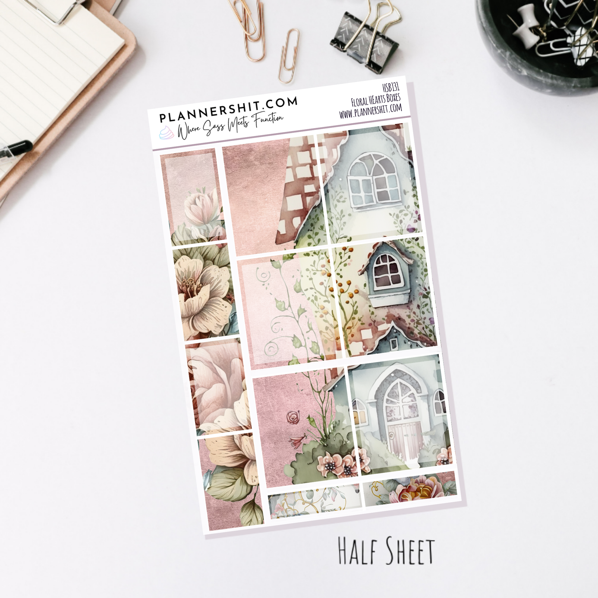 Floral Hearts (Standard Vertical)