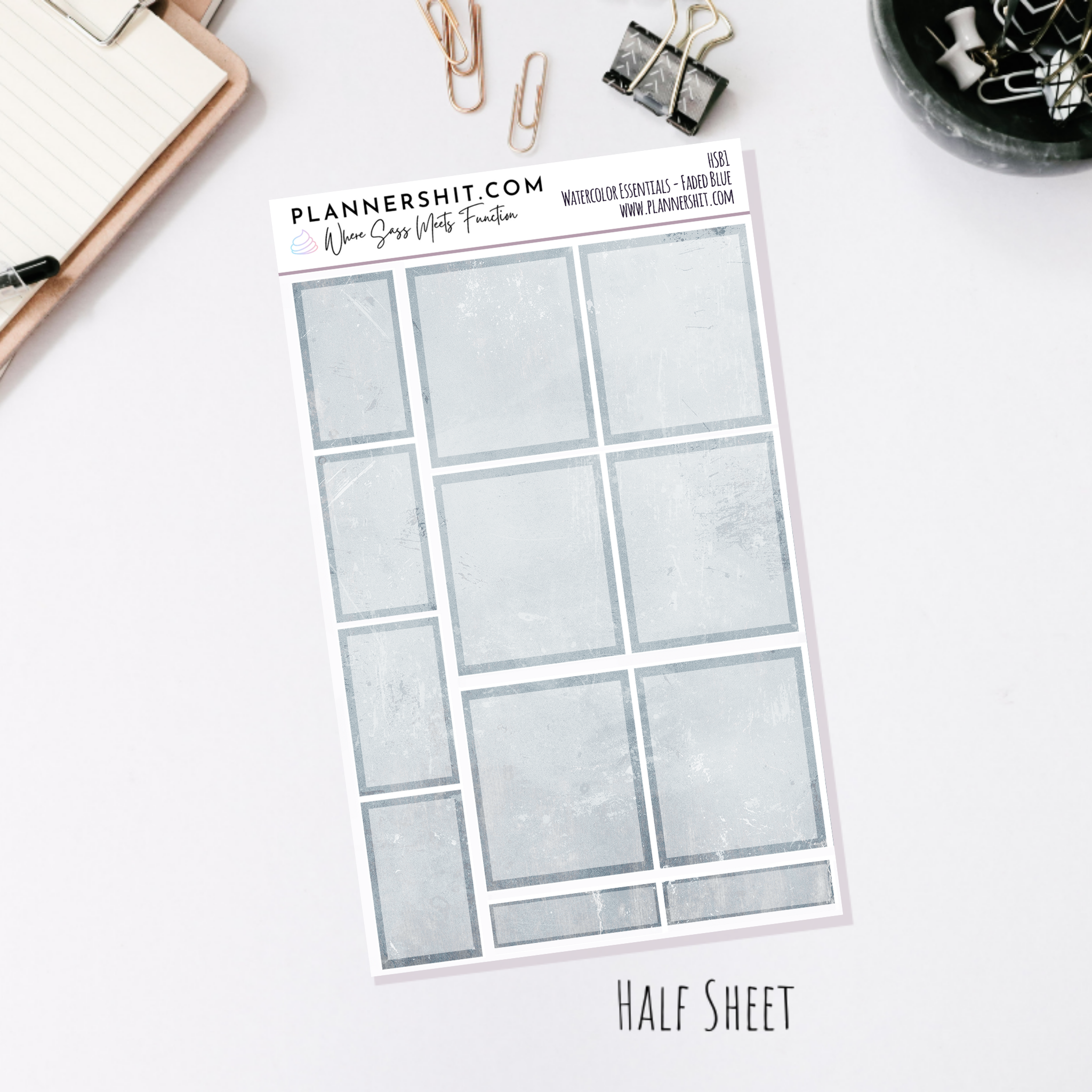 Faded Blue (Watercolor Essentials)