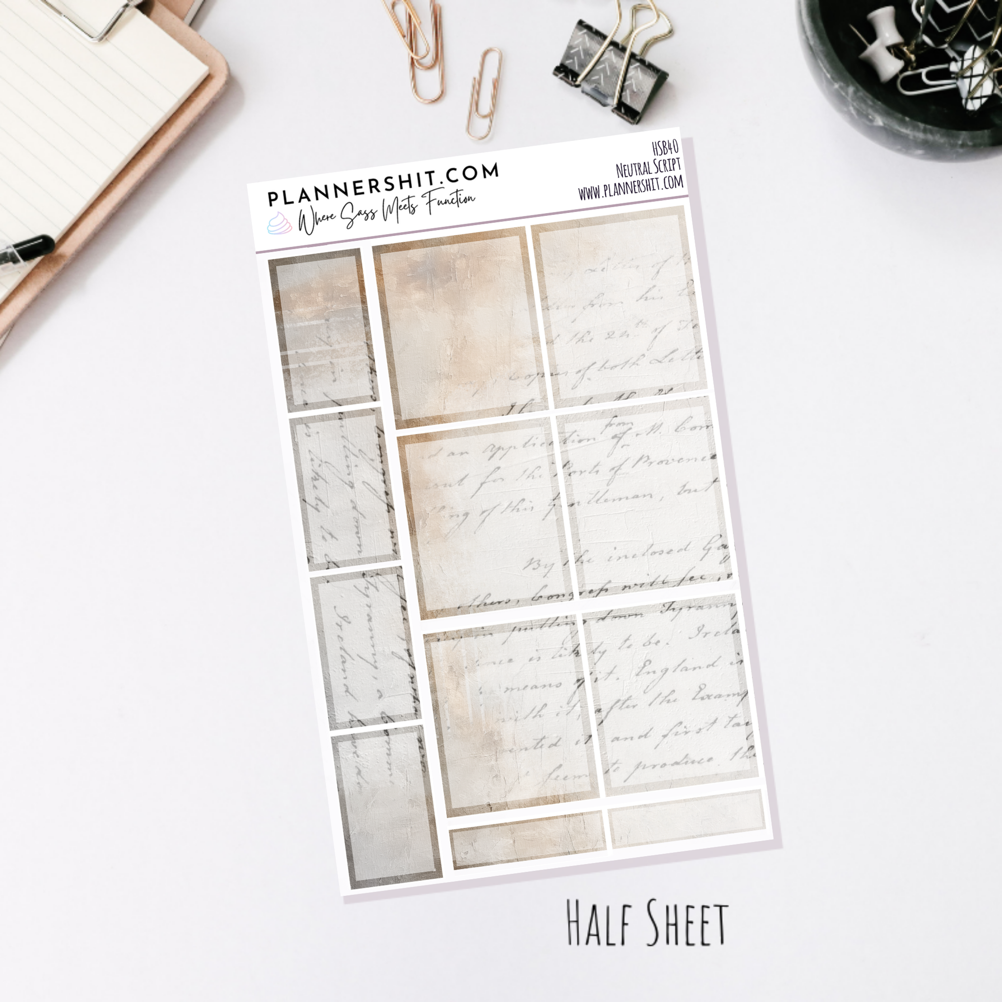 Neutral Script (Watercolor Essentials)