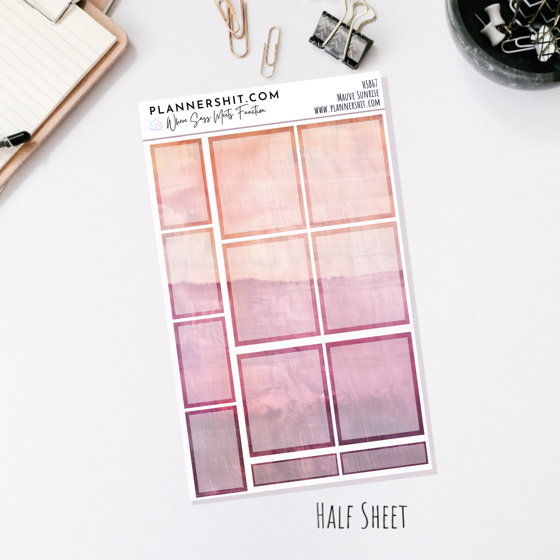 Mauve Sunrise (Watercolor Essentials)