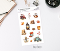 Half Sheet Planner Stickers - Fall Country 2