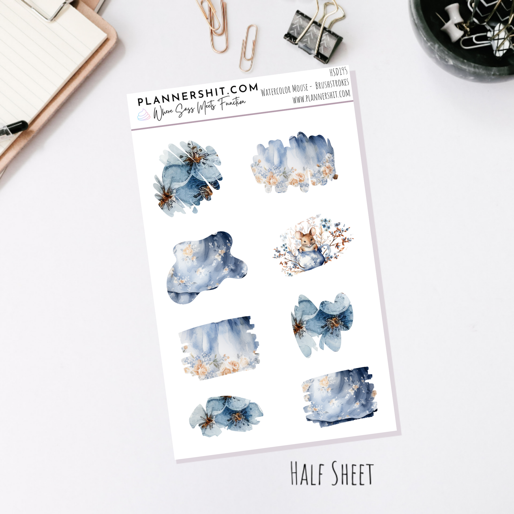 Watercolor Mouse (Journaling)