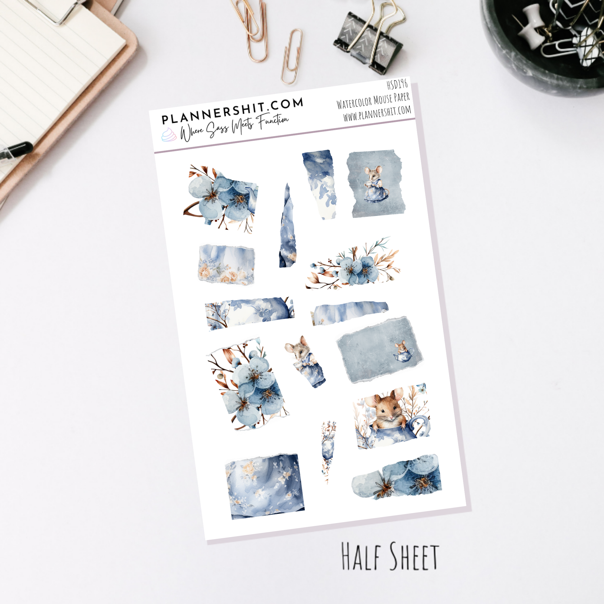 Watercolor Mouse (Journaling)