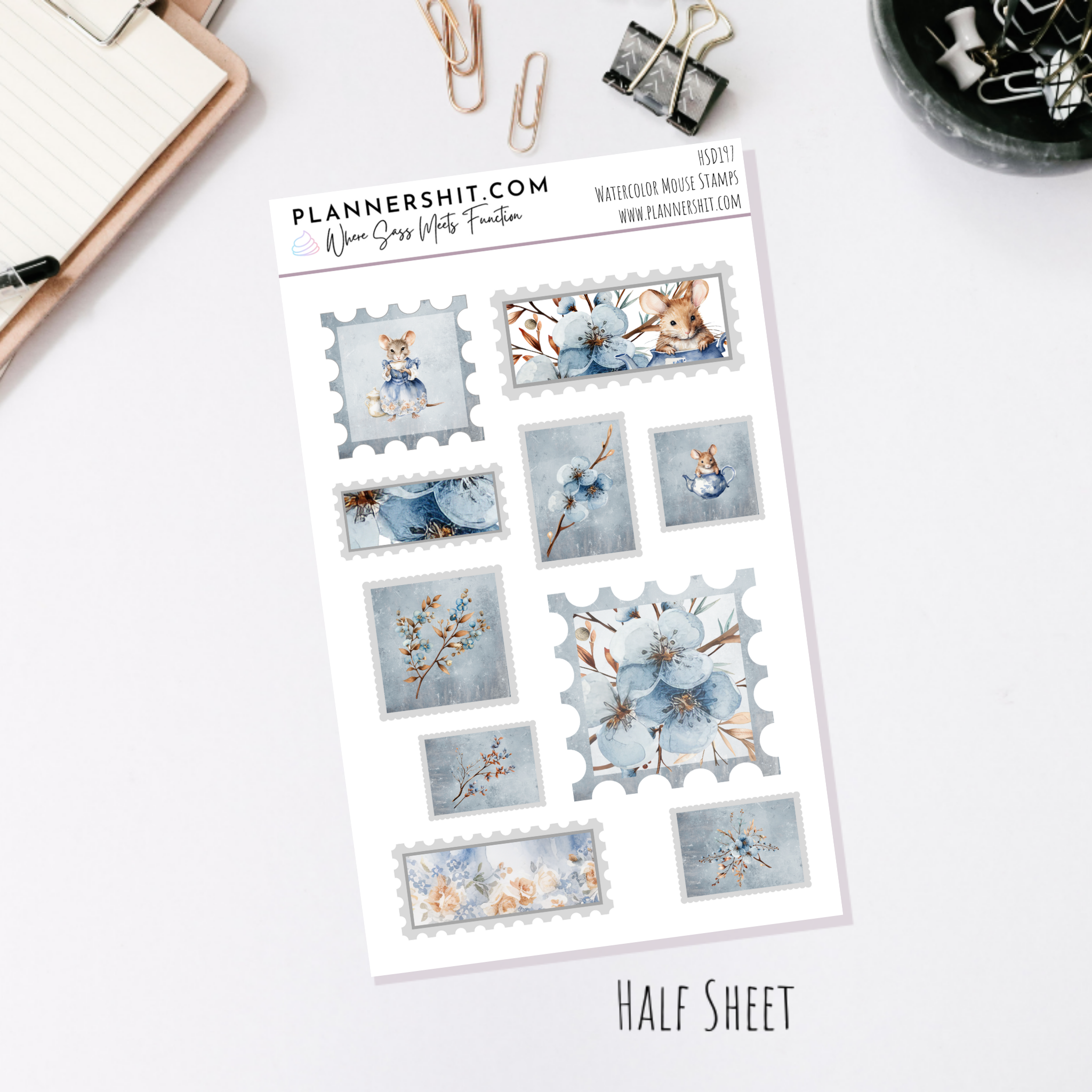 Watercolor Mouse (Journaling)