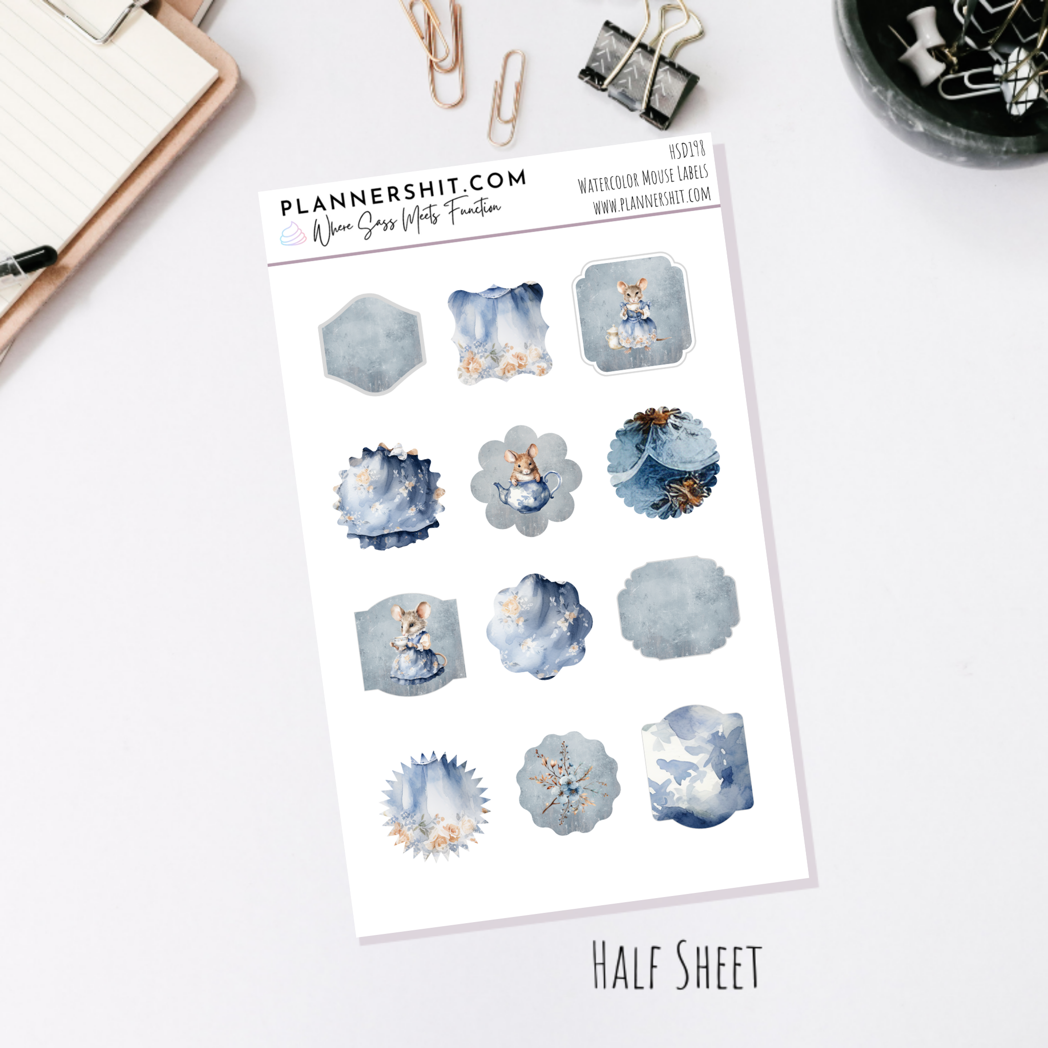 Watercolor Mouse (Journaling)