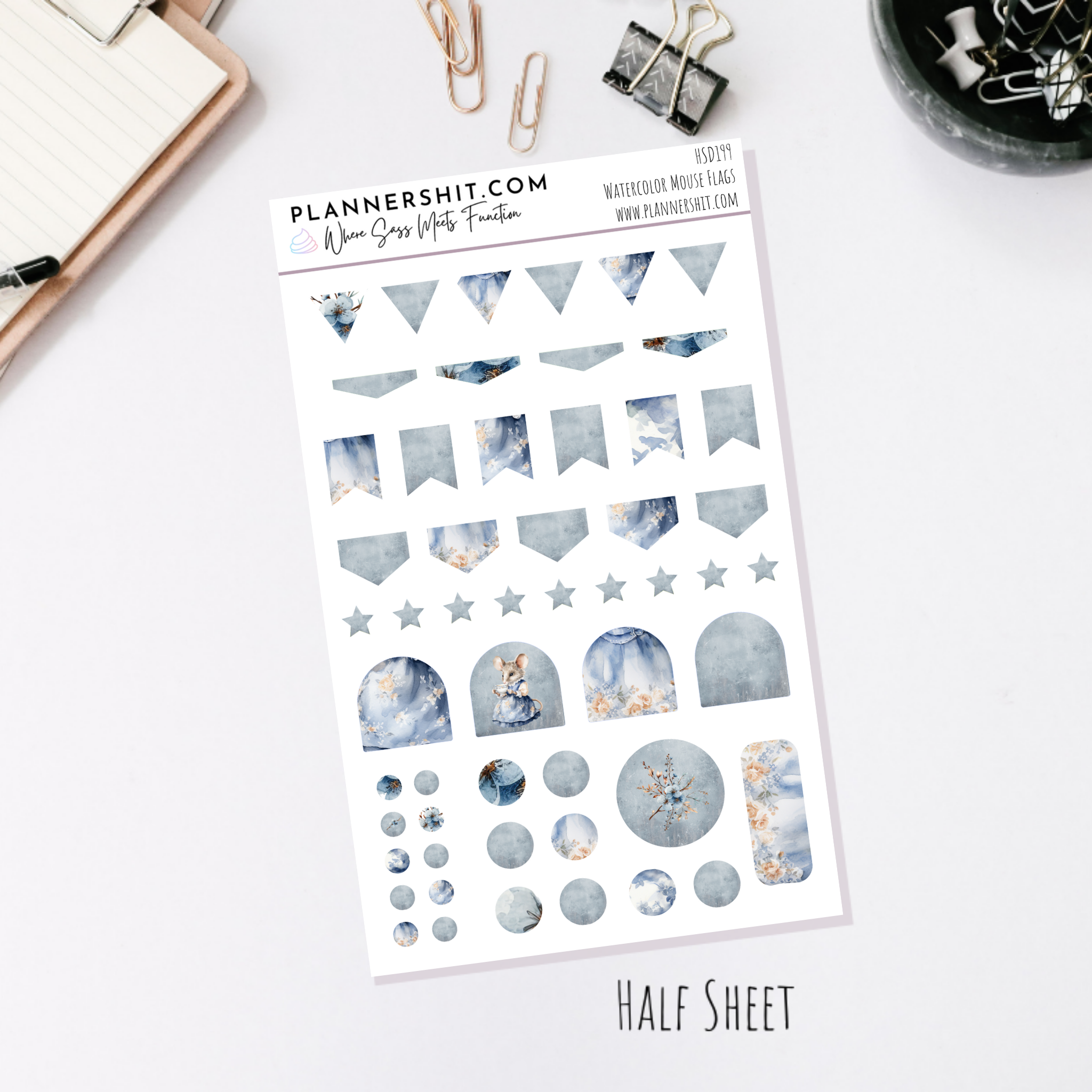 Watercolor Mouse (Journaling)