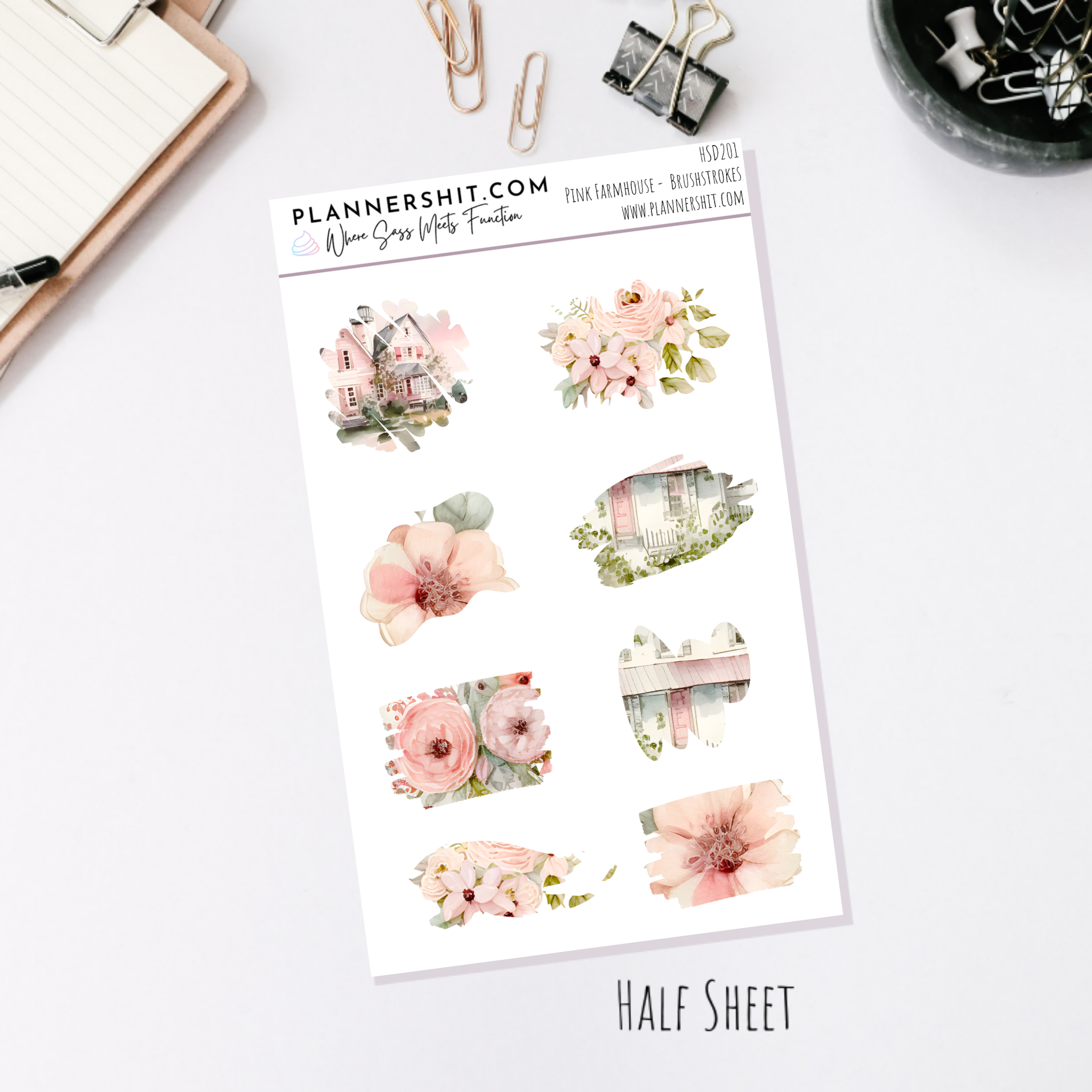 Pink Farmhouse (Journaling)