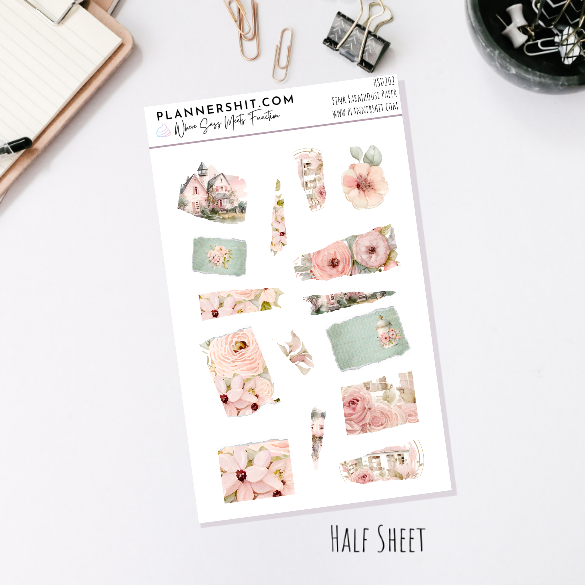 Pink Farmhouse (Journaling)