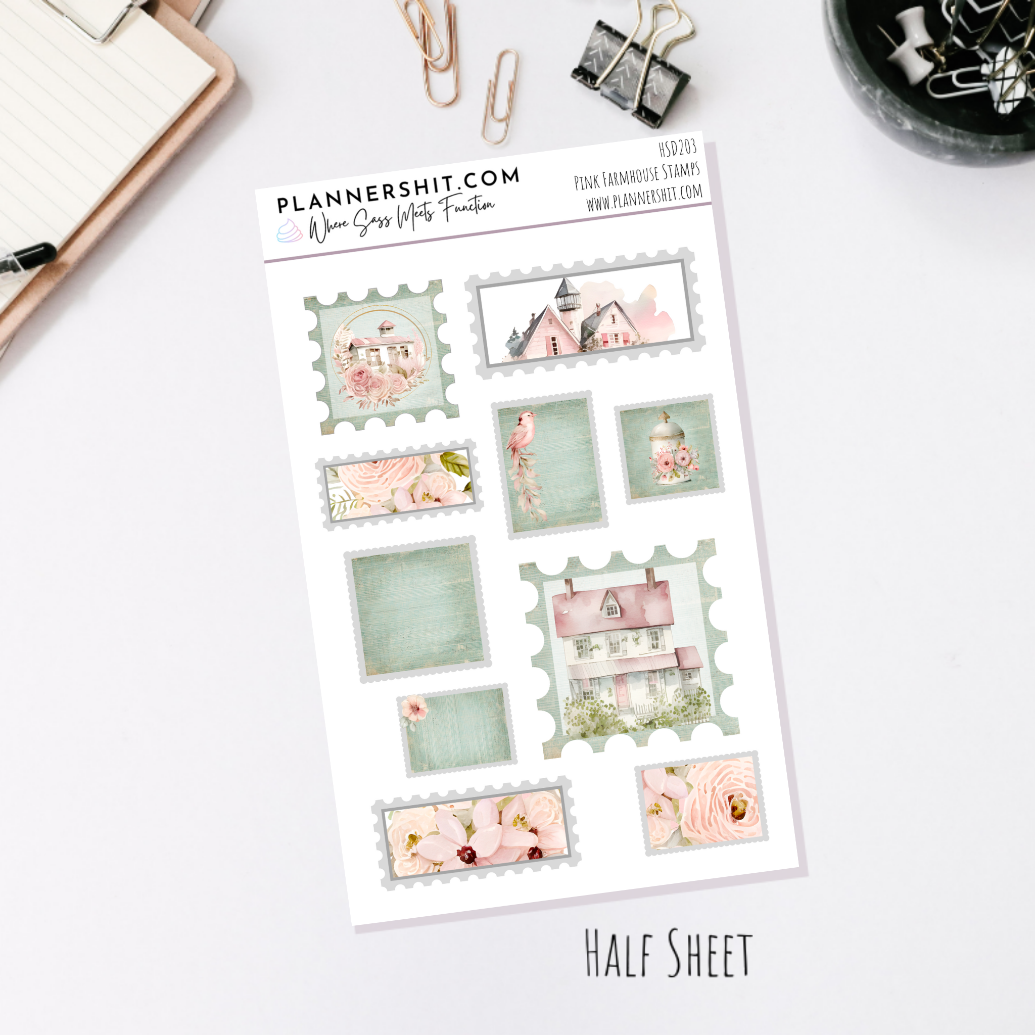 Pink Farmhouse (Journaling)