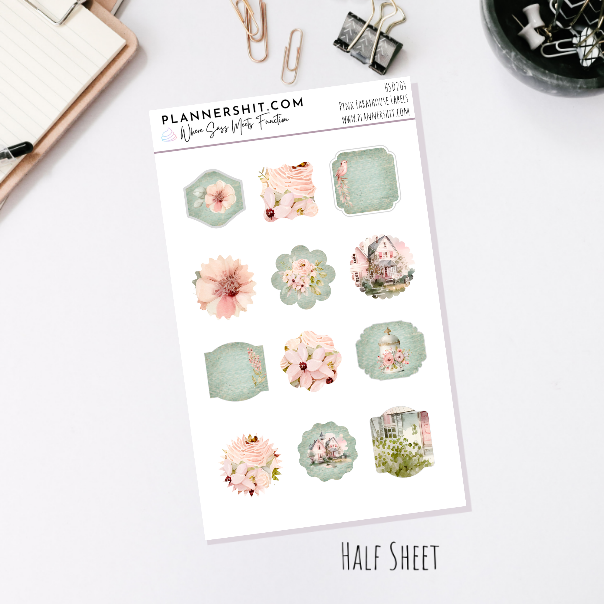 Pink Farmhouse (Journaling)