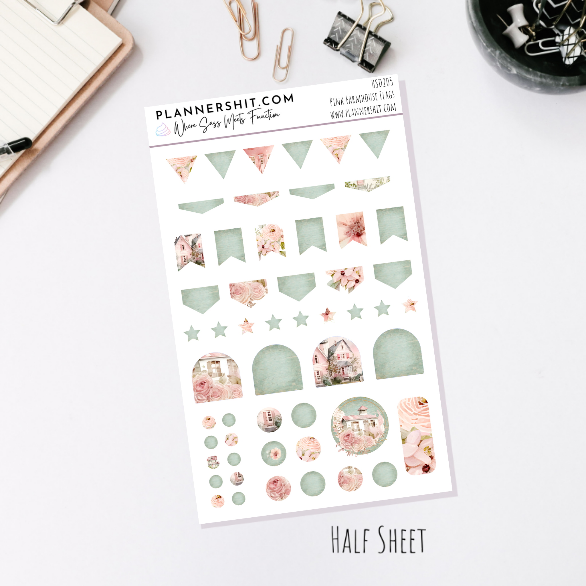 Pink Farmhouse (Journaling)