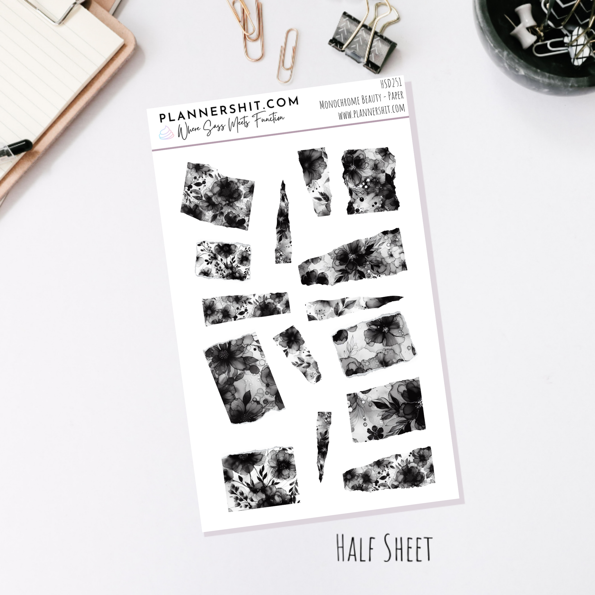 Monochrome Beauty (Journaling)