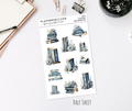 Half Sheet Planner Stickers - Regency Books