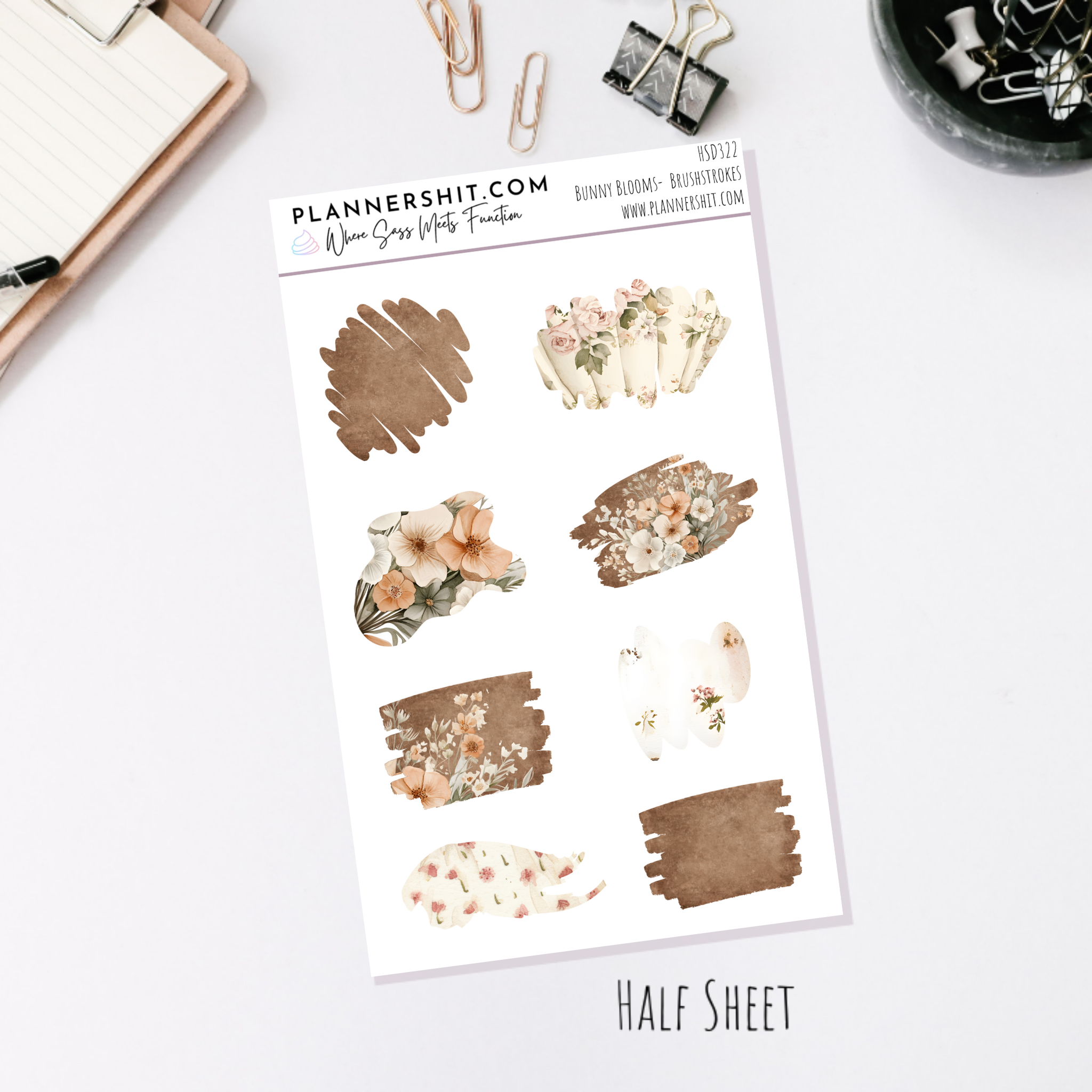 Bunny Blooms (Journaling)