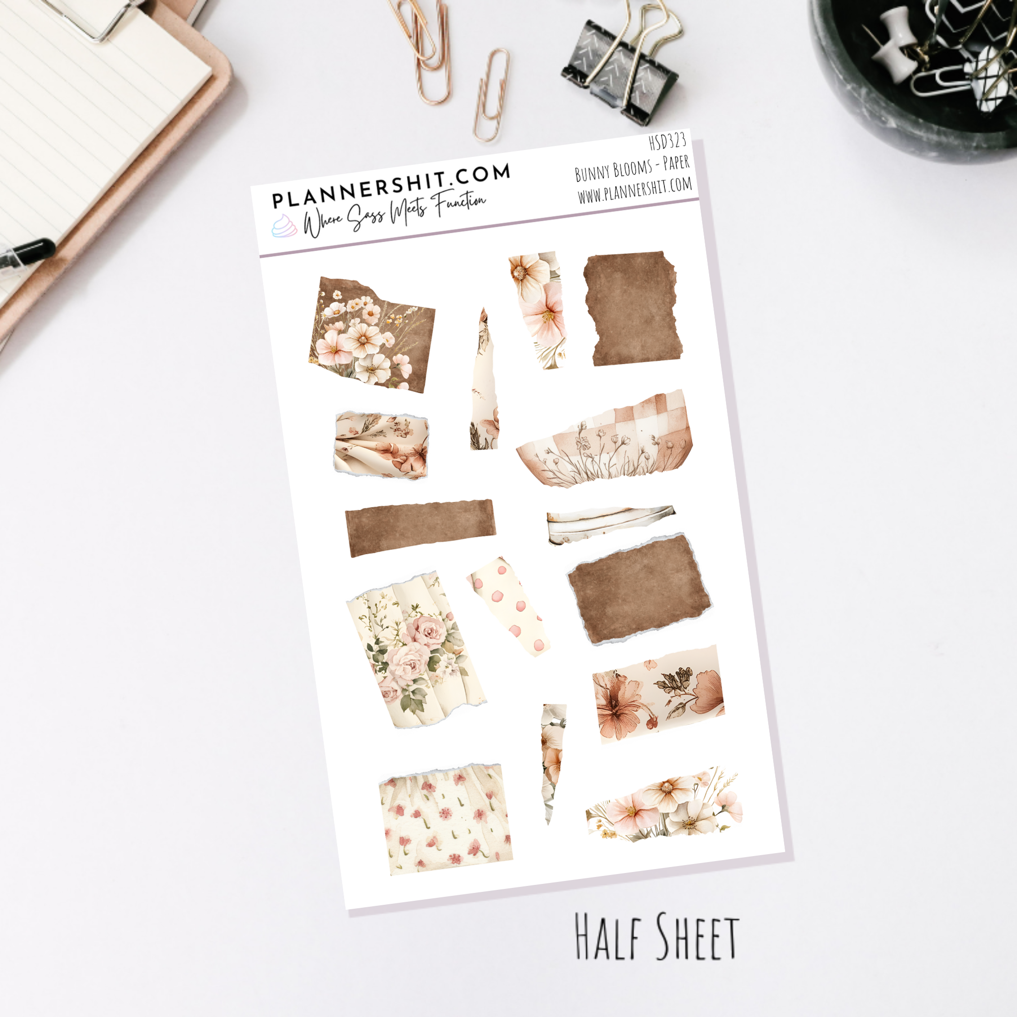 Bunny Blooms (Journaling)