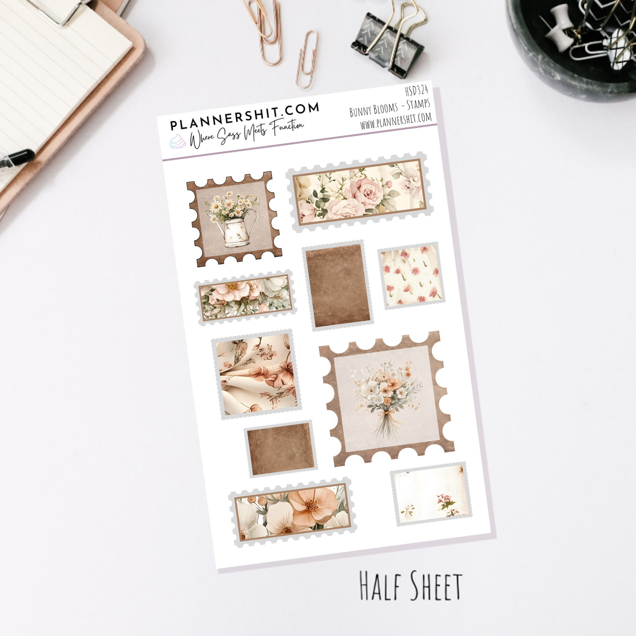 Bunny Blooms (Journaling)