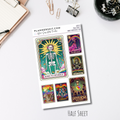 Half Sheet Planner Stickers - Pride Tarot 2