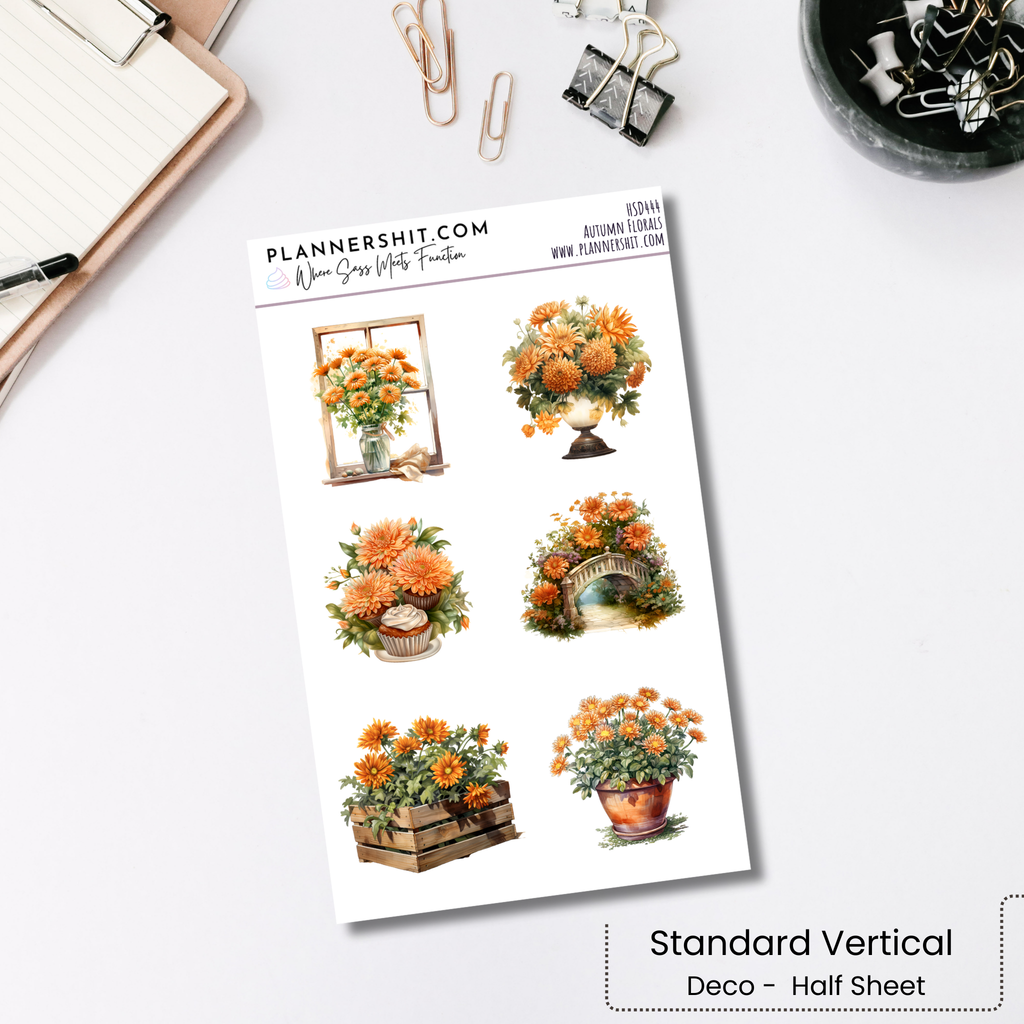 Autumn Florals (Standard Vertical)