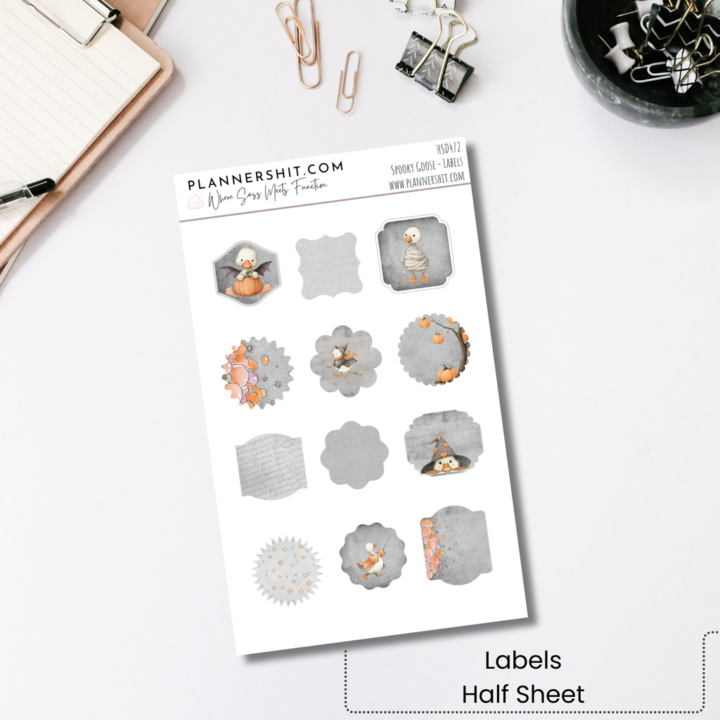 Spooky Goose (Journaling)