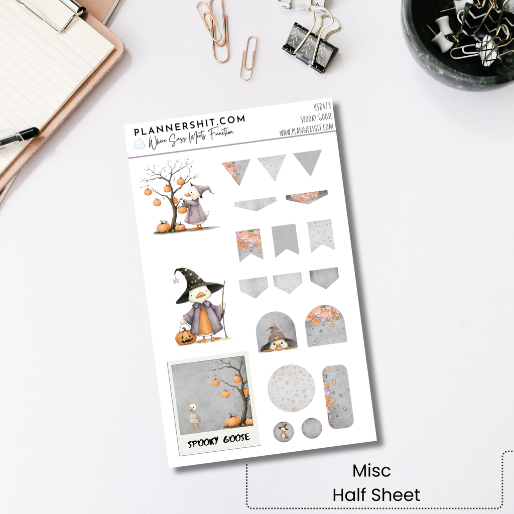 Spooky Goose (Journaling)