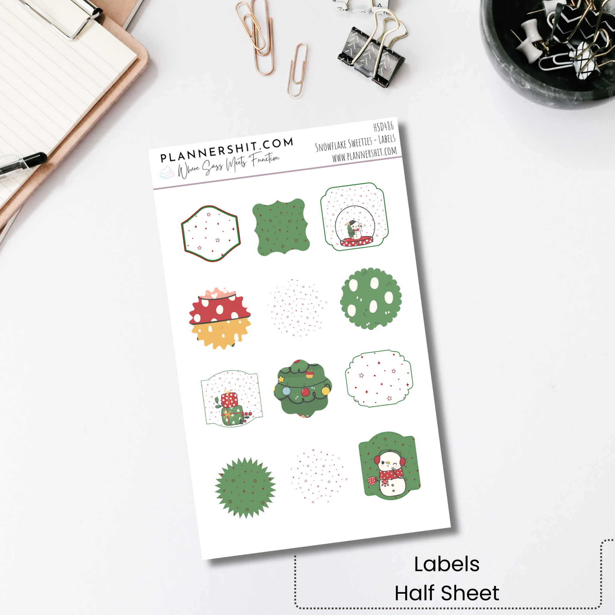 Snowflake Sweeties (Journaling)