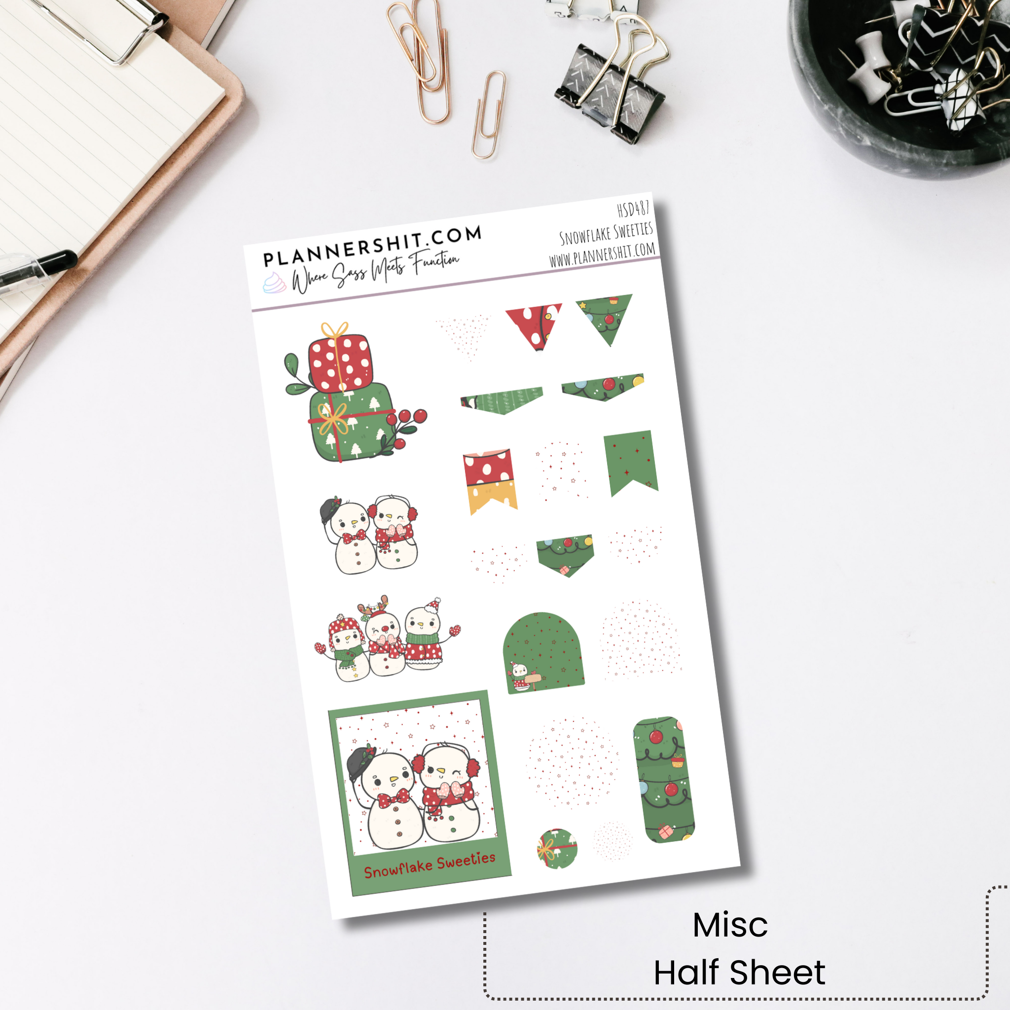 Snowflake Sweeties (Journaling)