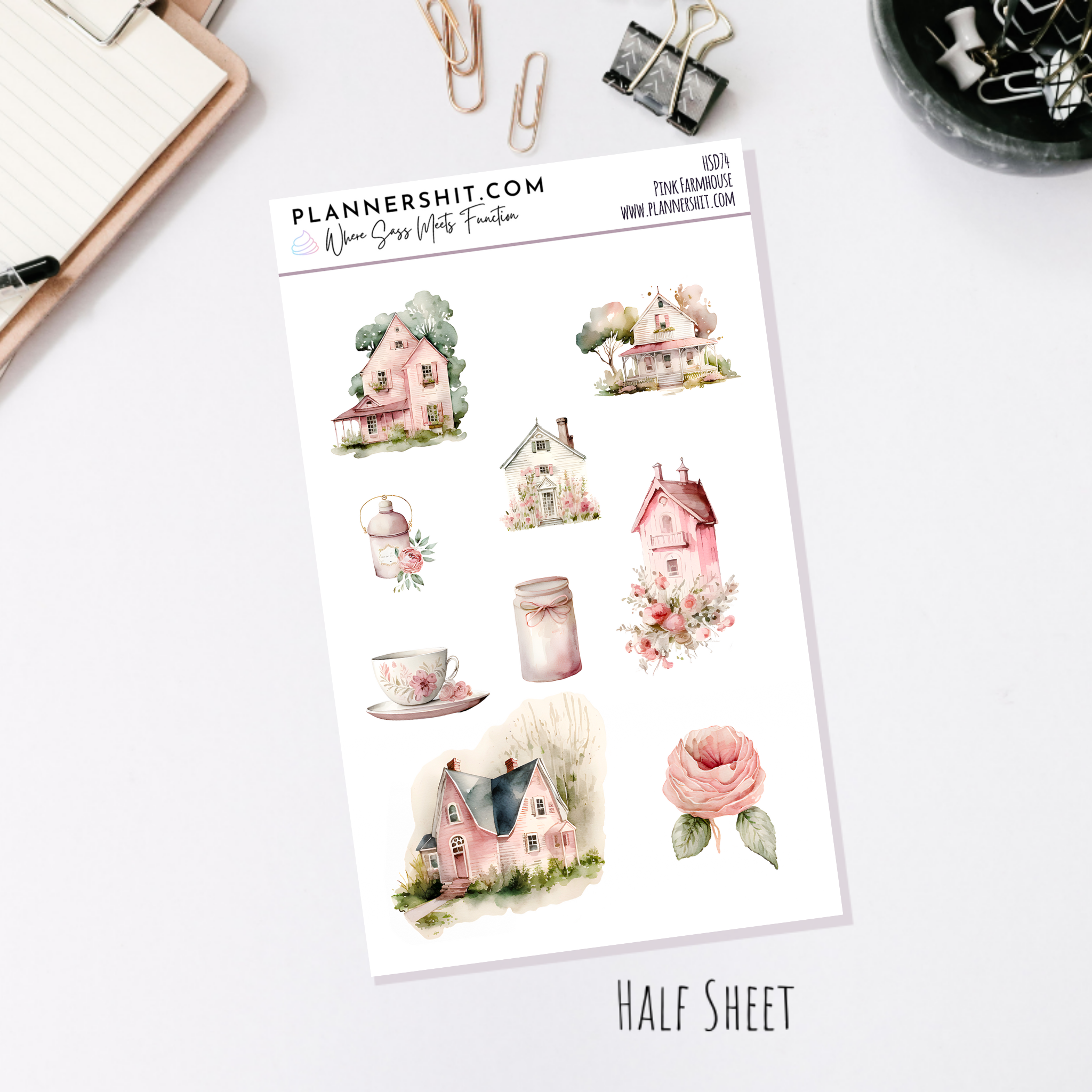 Pink Farmhouse (Standard Vertical)