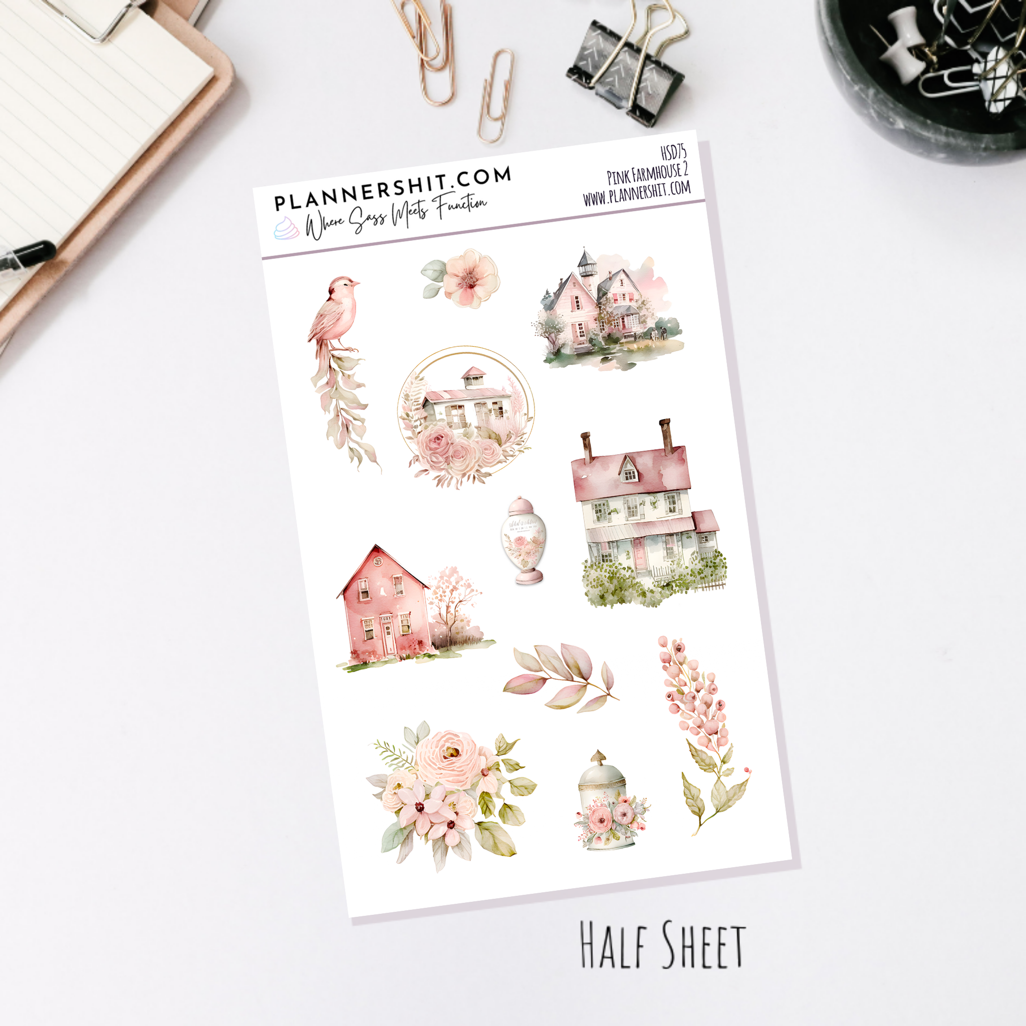 Pink Farmhouse (Standard Vertical)