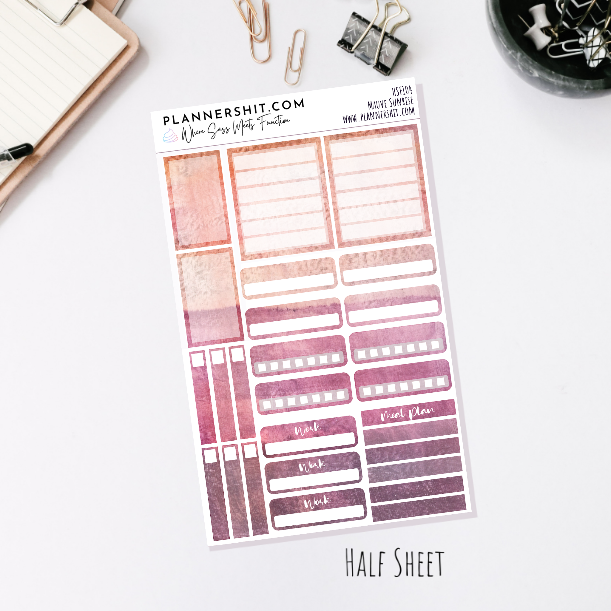 Mauve Sunrise (Watercolor Essentials)