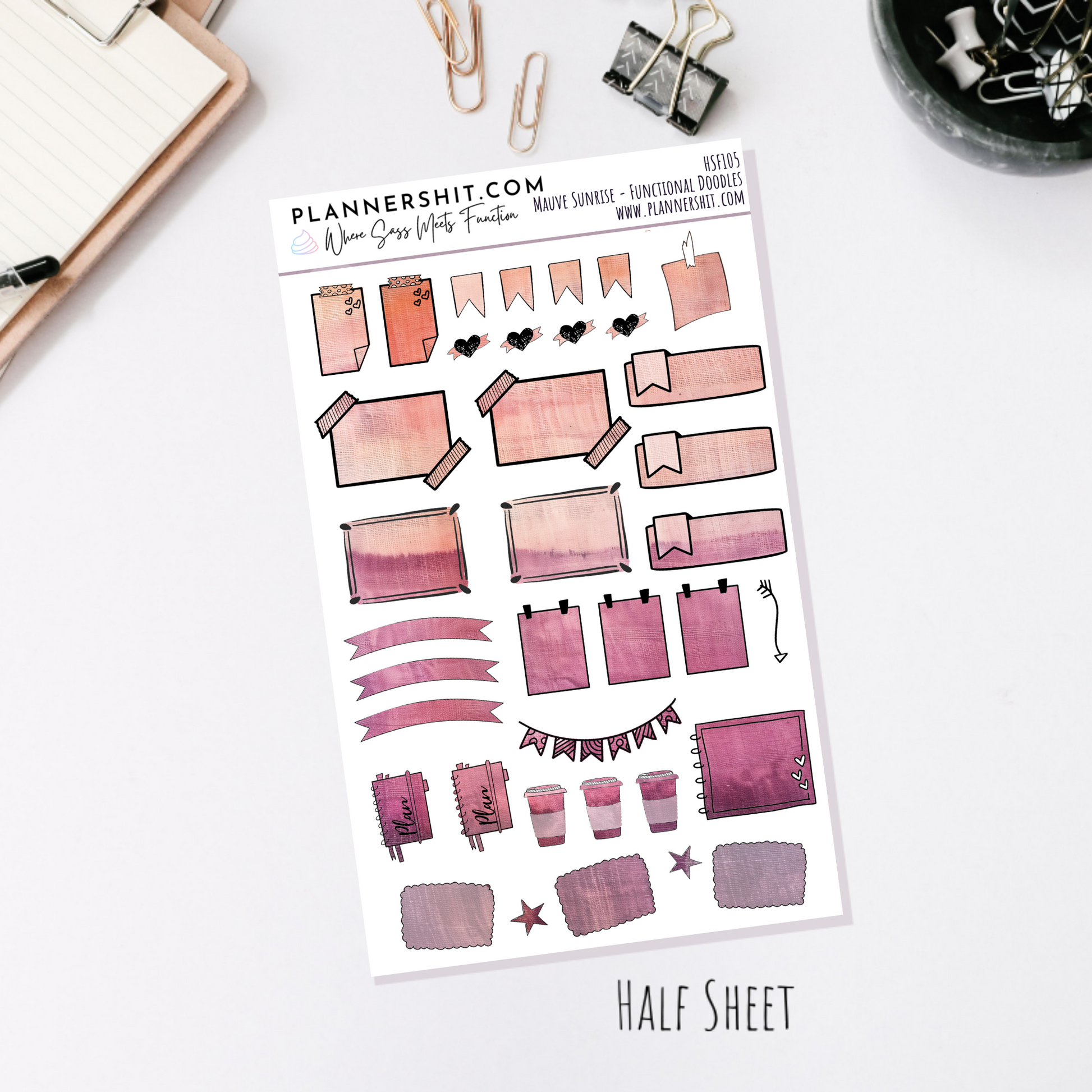 Mauve Sunrise (Watercolor Essentials)