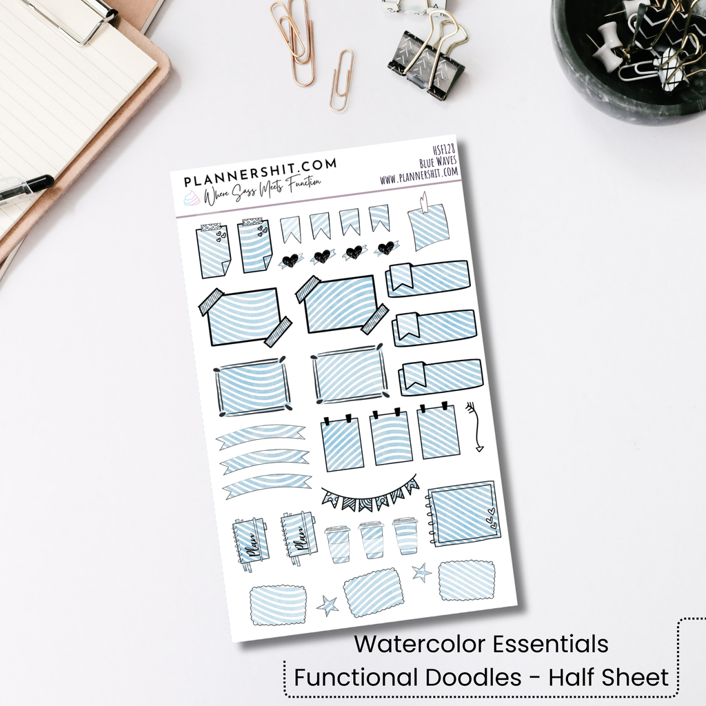 Blue Waves (Watercolor Essentials)