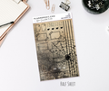 Half Sheet Planner Stickers - In Shadows 2