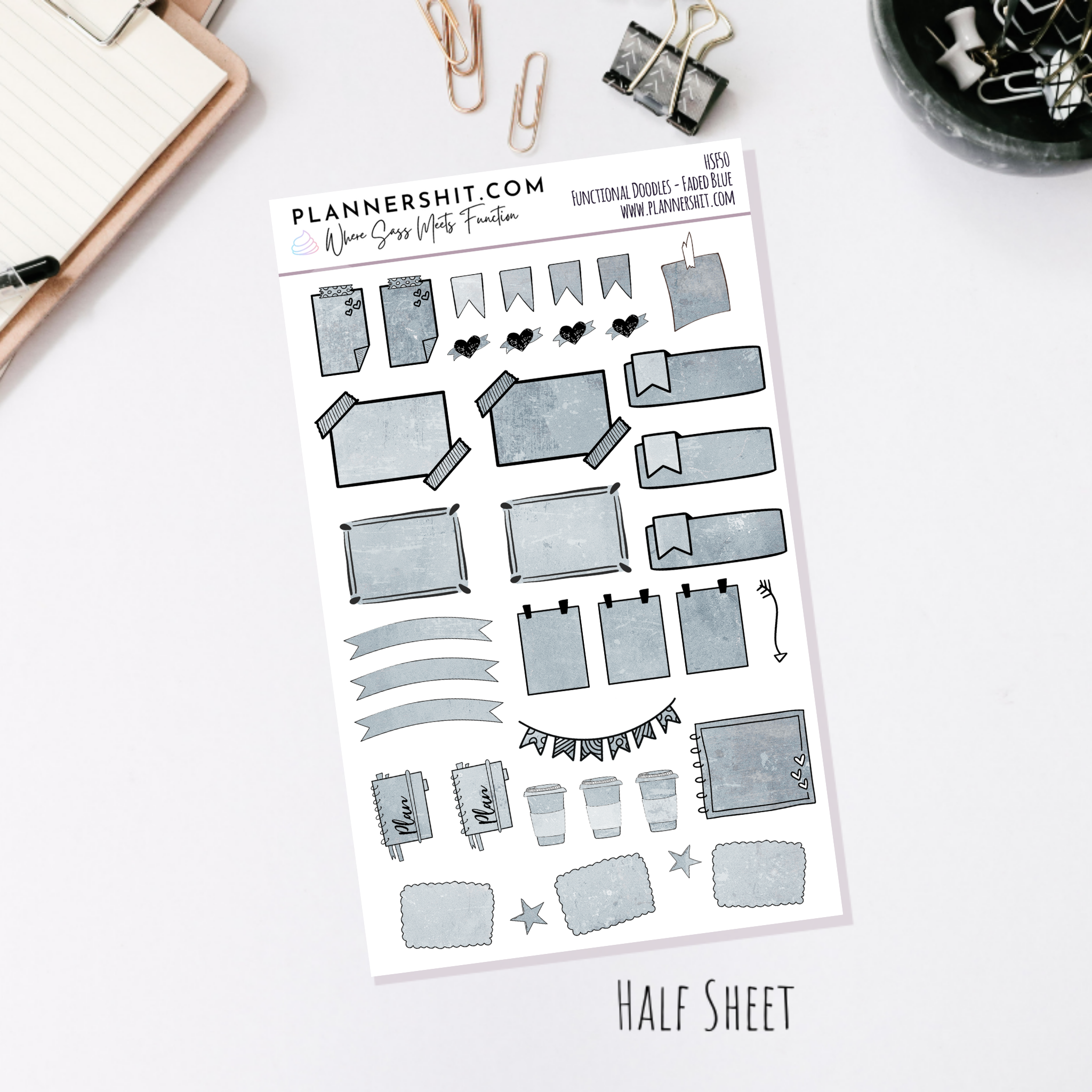 Faded Blue (Watercolor Essentials)