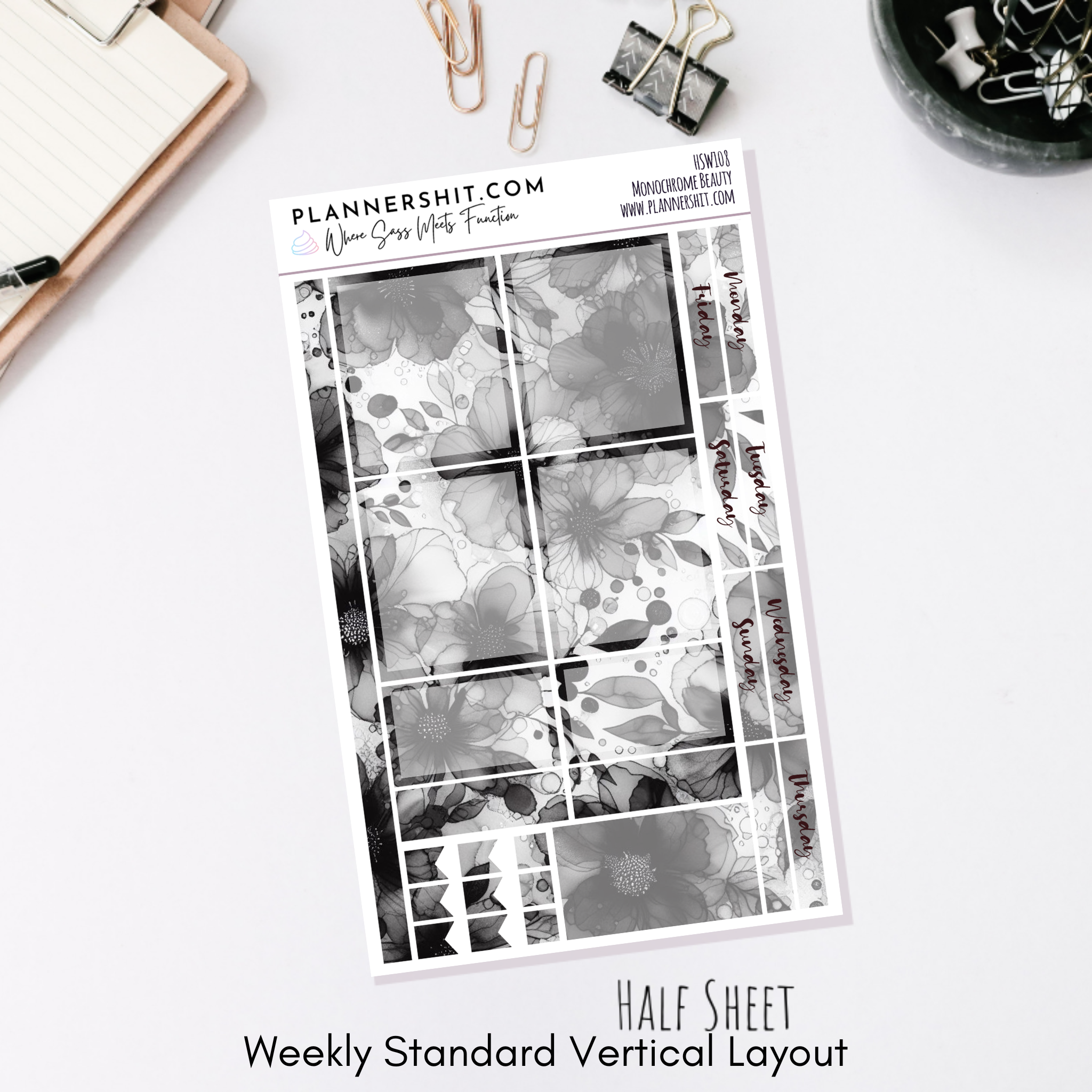 Monochrome Beauty (Standard Vertical)