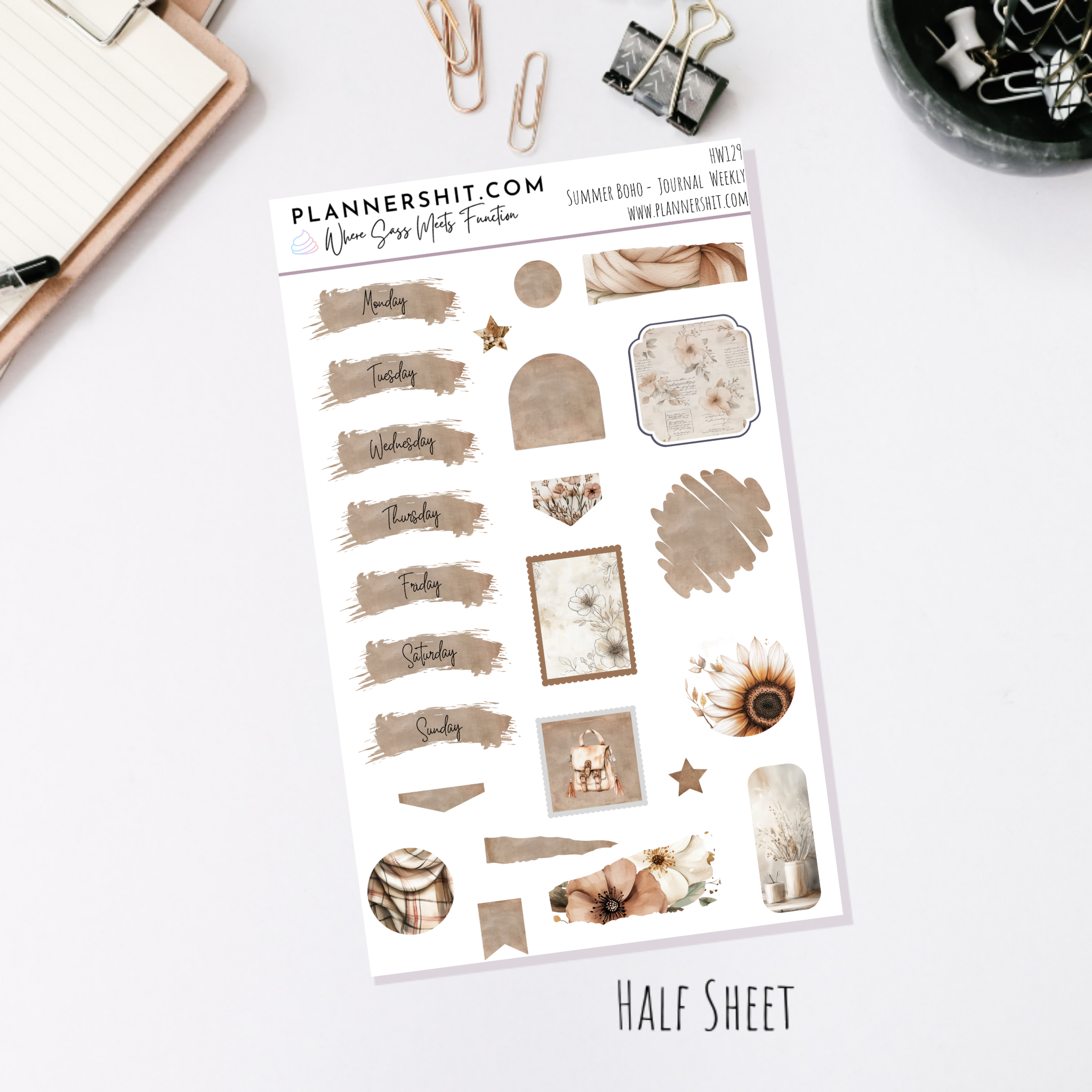 Summer Boho (Journaling)