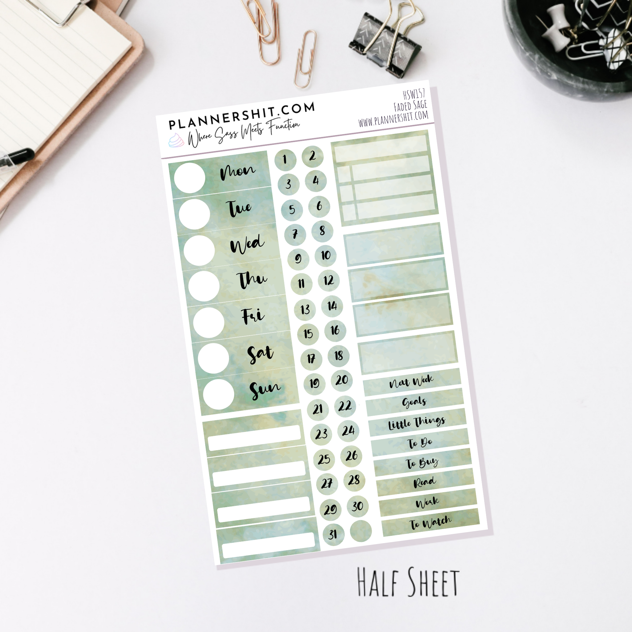 Faded Sage (Watercolor Essentials)