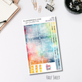 Half Sheet Weekly Mini Kit - Love is Love