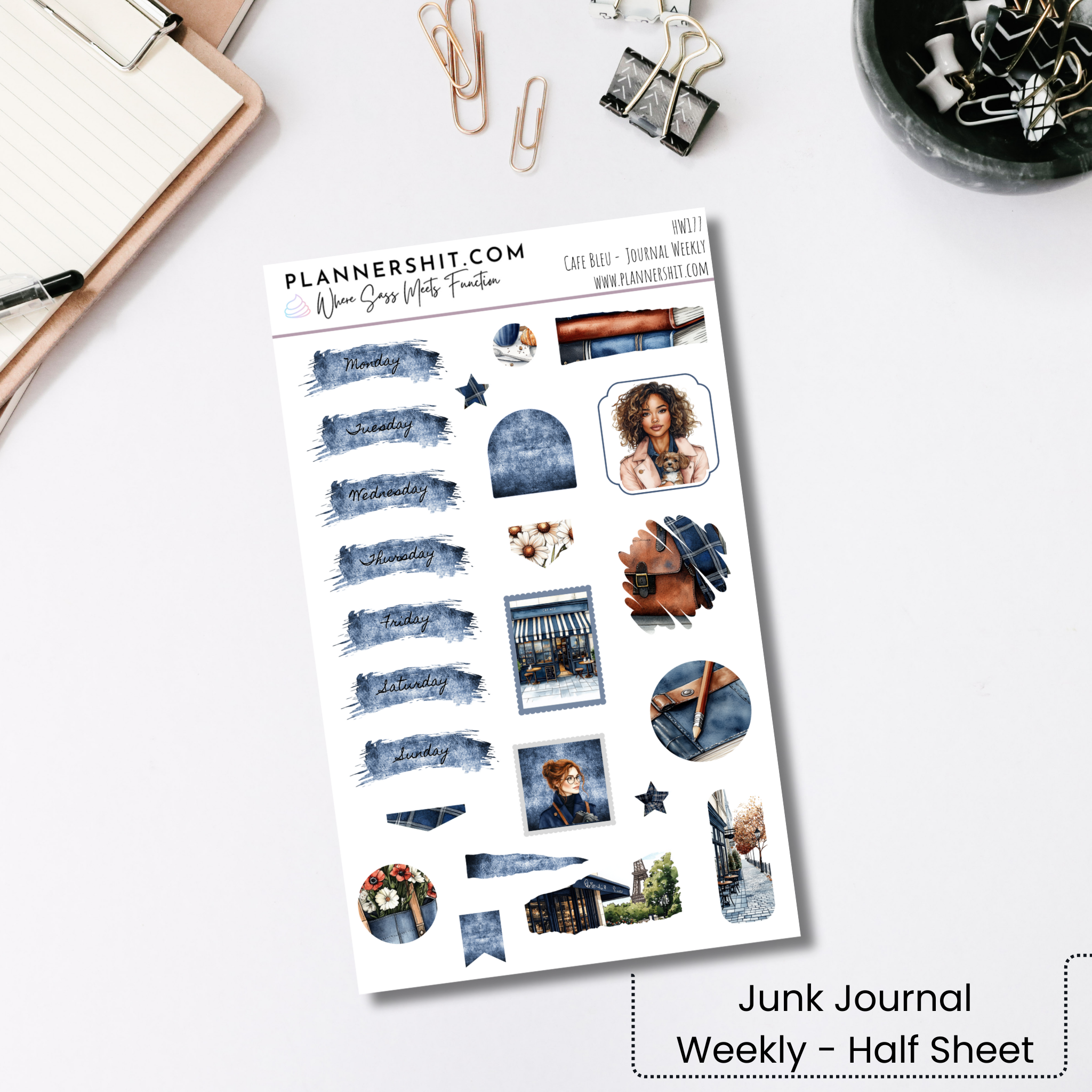 Cafe Bleu (Journaling)