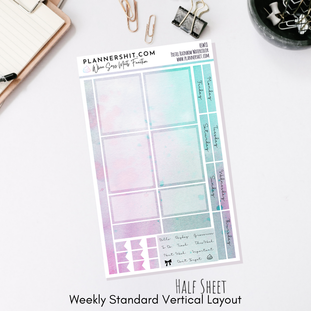Pastel Rainbow (Standard Vertical)