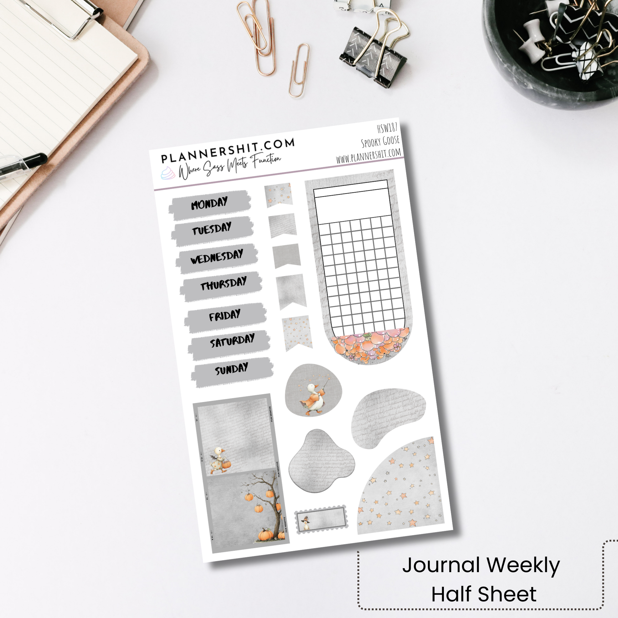 Spooky Goose (Journaling)